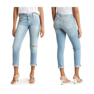 NWT Hudson Natalie Mid Rise Slim Boyfriend Jeans in Summer Haze